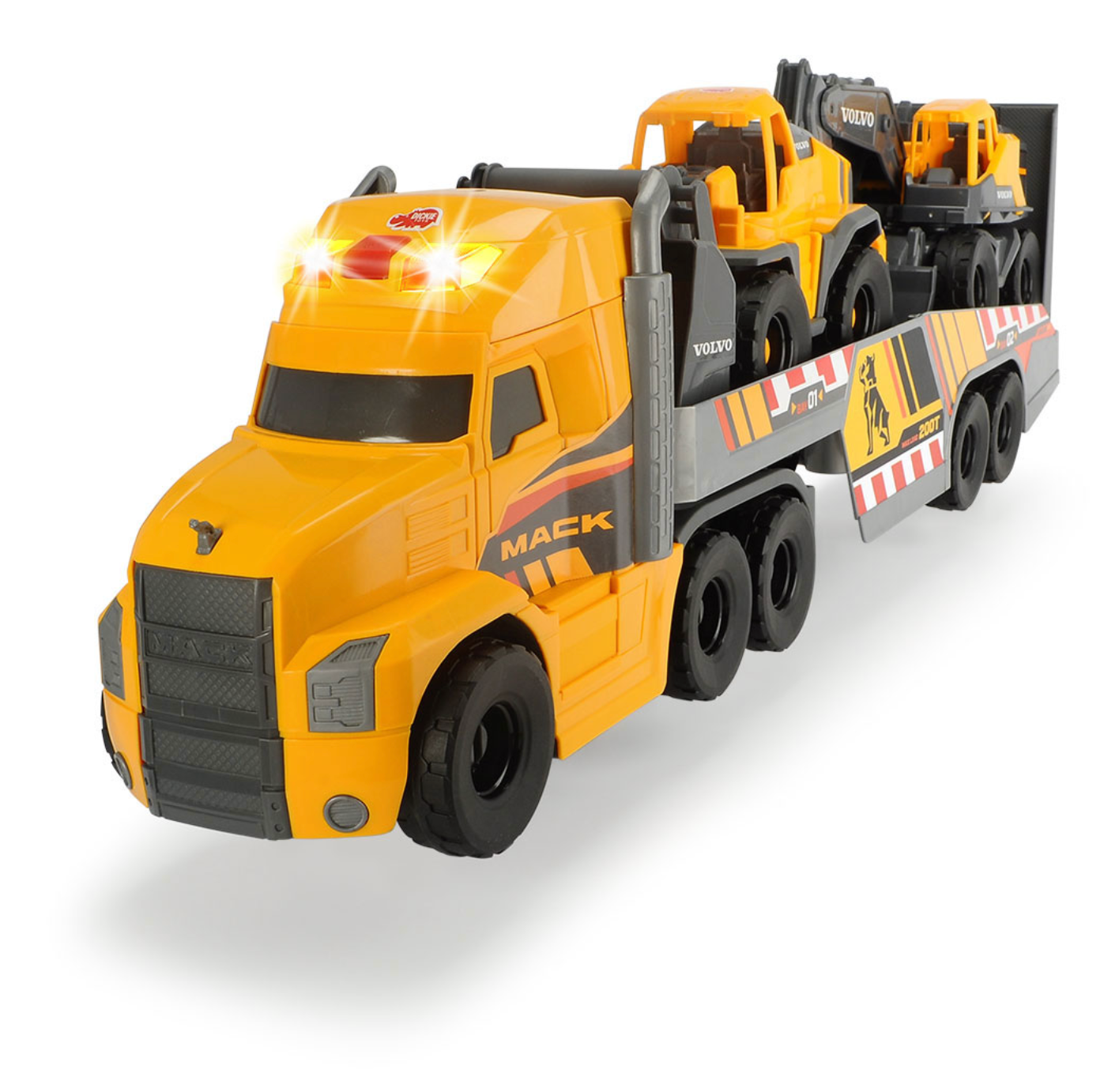 Simba Dickie Volvo Kuljetusrekka Valoilla ja Äänillä