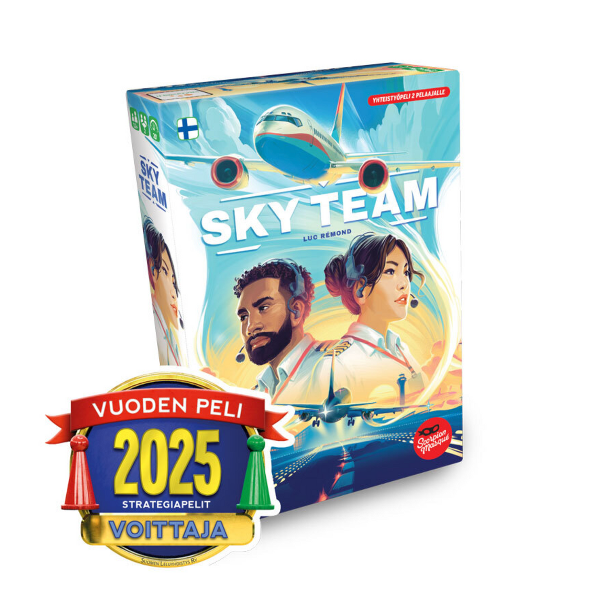 Sky Team -Yhteistyölautapeli (Vuoden 2025 Strategiapeli Voittaja)