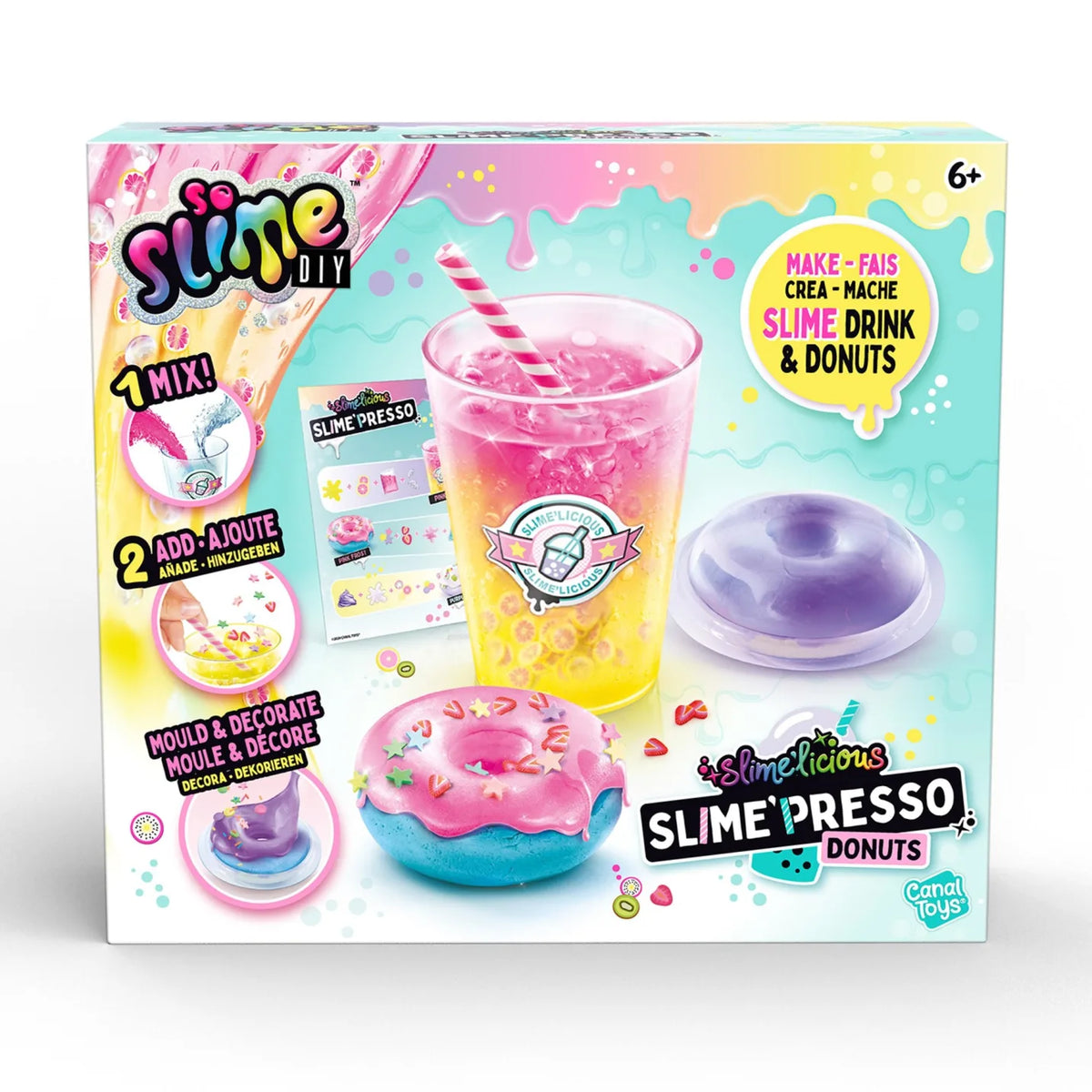 So Slime Diy Slimelicious Slime Espresso Drink and Donuts