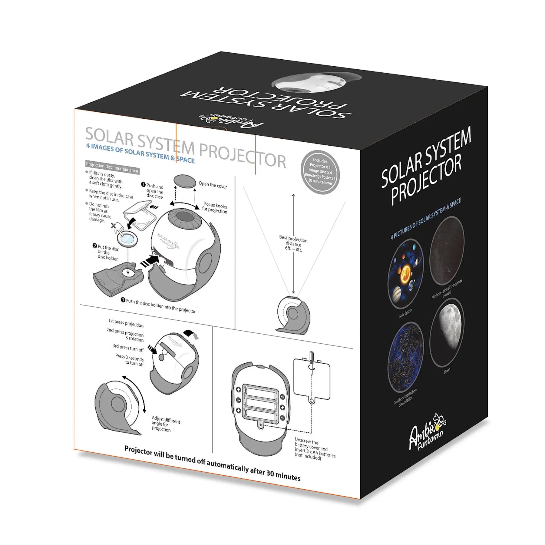 Solar System Aurinkokunta Projektori