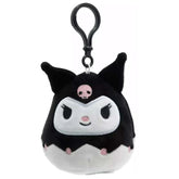 Squishmallows  Hello Kitty and Friends Clip on 9cm Kuromi