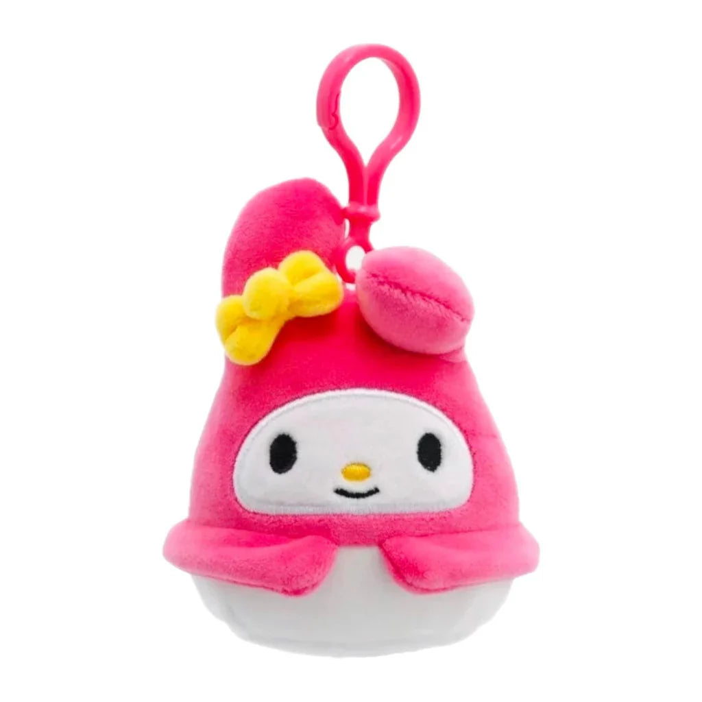 Squishmallows  Hello Kitty and Friends Clip on 9cm My Melody