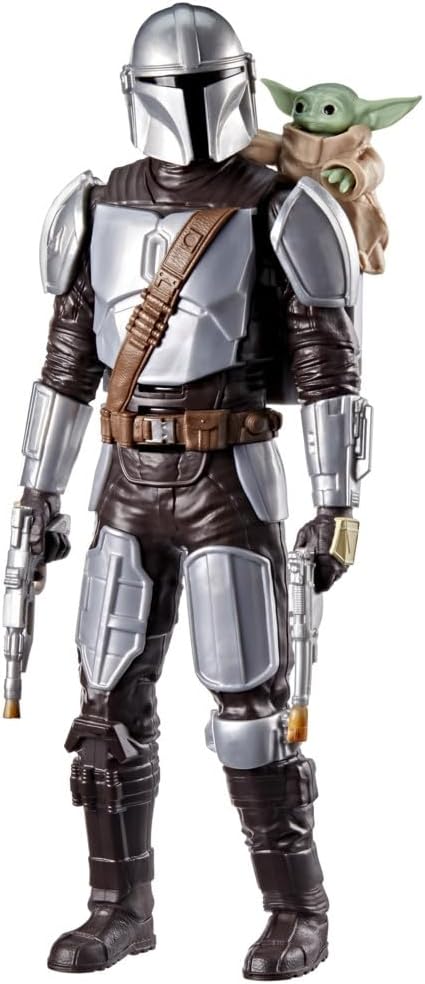 Star Wars Mandalorian Hahmo & Grogu 28 cm Äänellä