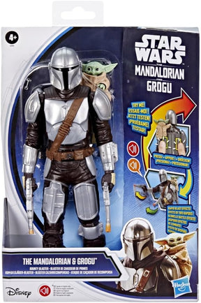 Star Wars Mandalorian Hahmo & Grogu 28 cm Äänellä