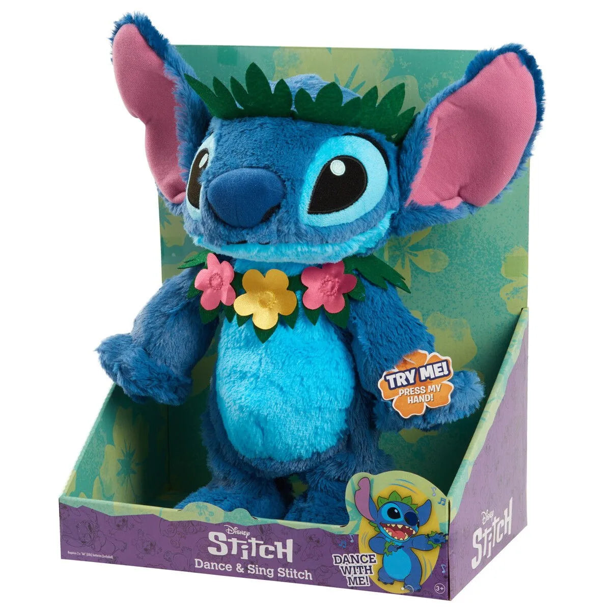 Stitch Tanssiva ja Laulava Interaktiivinen Pehmolelu