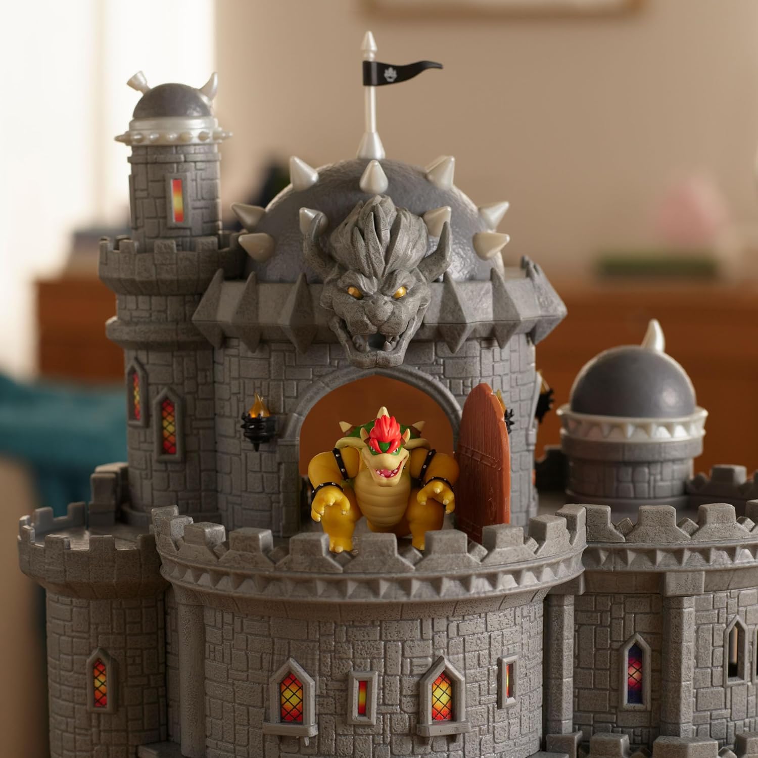 Super Mario Galaxy Movie Deluxe Bowser Castle Bowserin Linna Leikkisetti