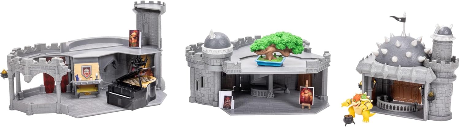 Super Mario Galaxy Movie Deluxe Bowser Castle Bowserin Linna Leikkisetti