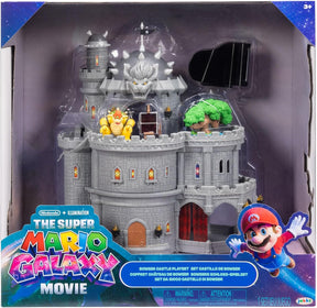 Super Mario Galaxy Movie Deluxe Bowser Castle Bowserin Linna Leikkisetti