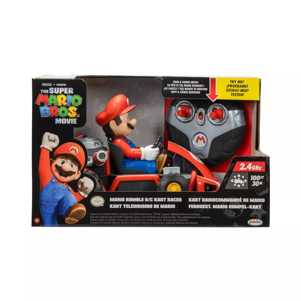 Super Mario Rumble R/C Kart Racer Radio-ohjattava Mario Auto