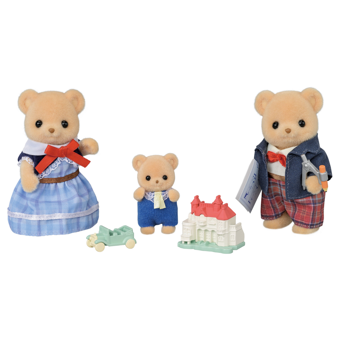 Sylvanian Families 5851 Biscuit Bear Perhe