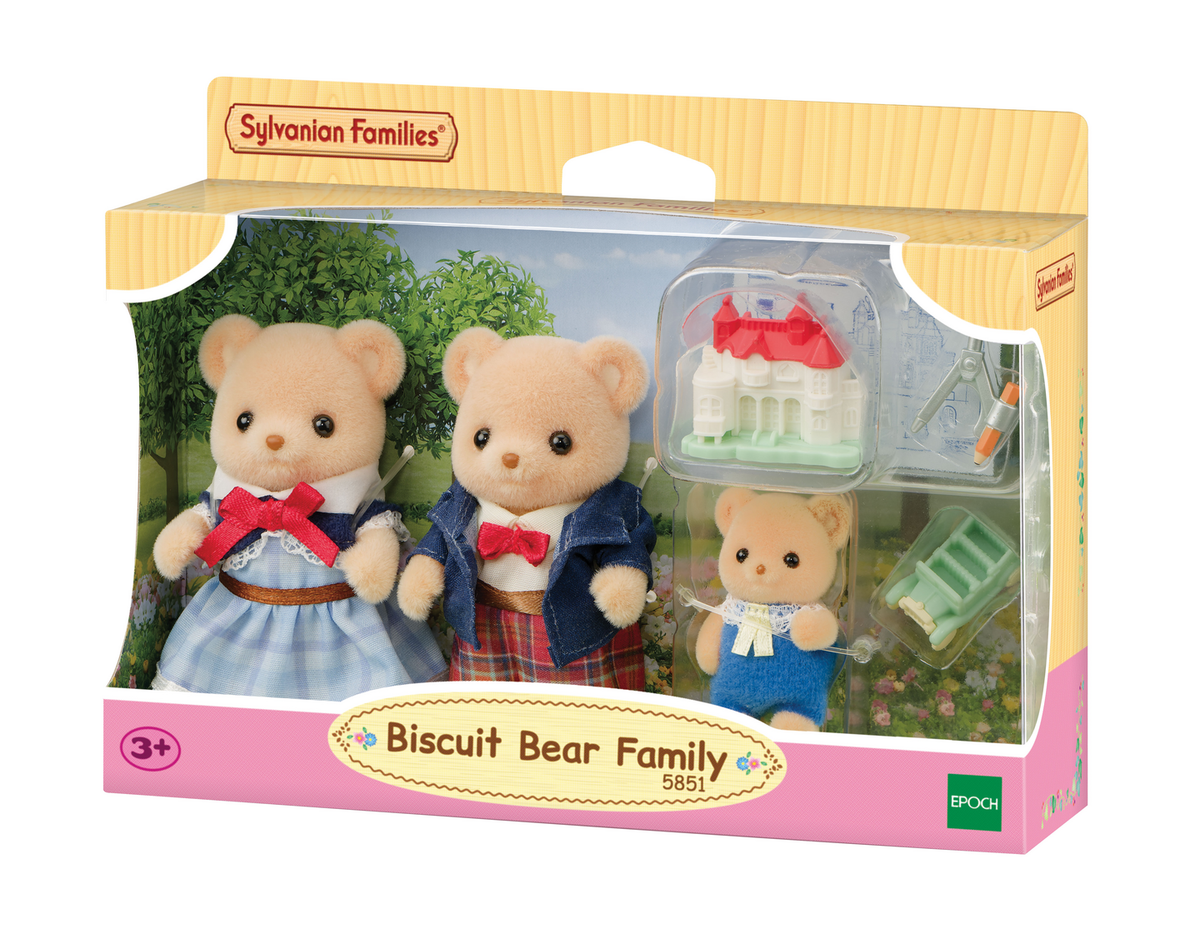 Sylvanian Families 5851 Biscuit Bear Perhe
