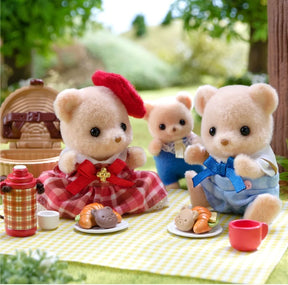 Sylvanian Families 5852 Biscuit Bear Sisko ja Veli Piknikillä