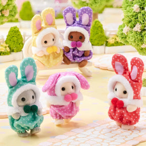 Sylvanian Families 5924 Cutie Collectibles Colourful Bunny Costume Babies - Yllätyspakkaus