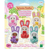 Sylvanian Families 5924 Cutie Collectibles Colourful Bunny Costume Babies - Yllätyspakkaus