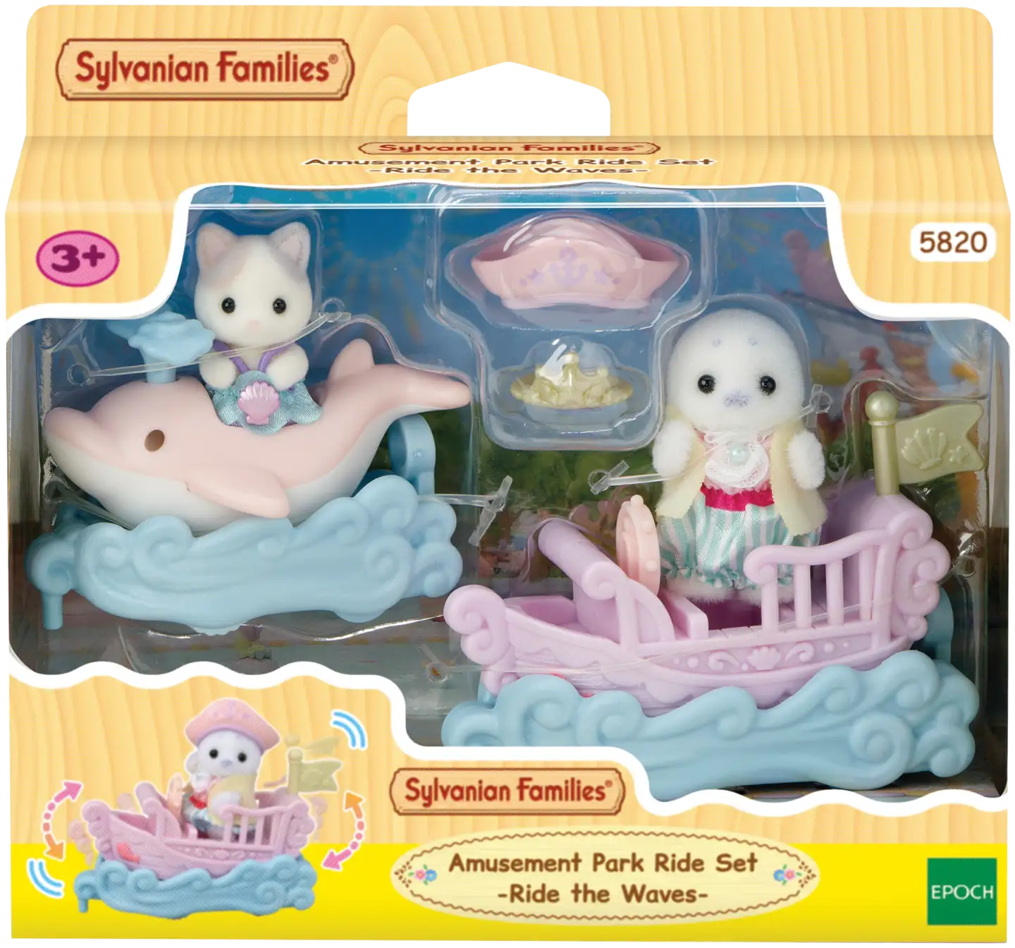 Sylvanian Families Huvipuiston Delfiini ja Leikkilaiva