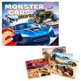 TOPModel Action World Monster Car Sticker Fun -Tarrakirja