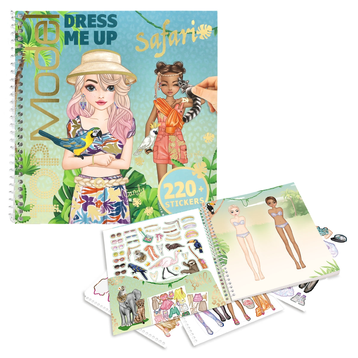 TOPModel Dress Me Up Safari Tarrakirja