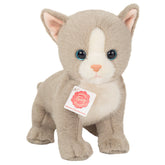 Teddy Hermann Seisova Harmaa Kissa Pehmolelu 24cm
