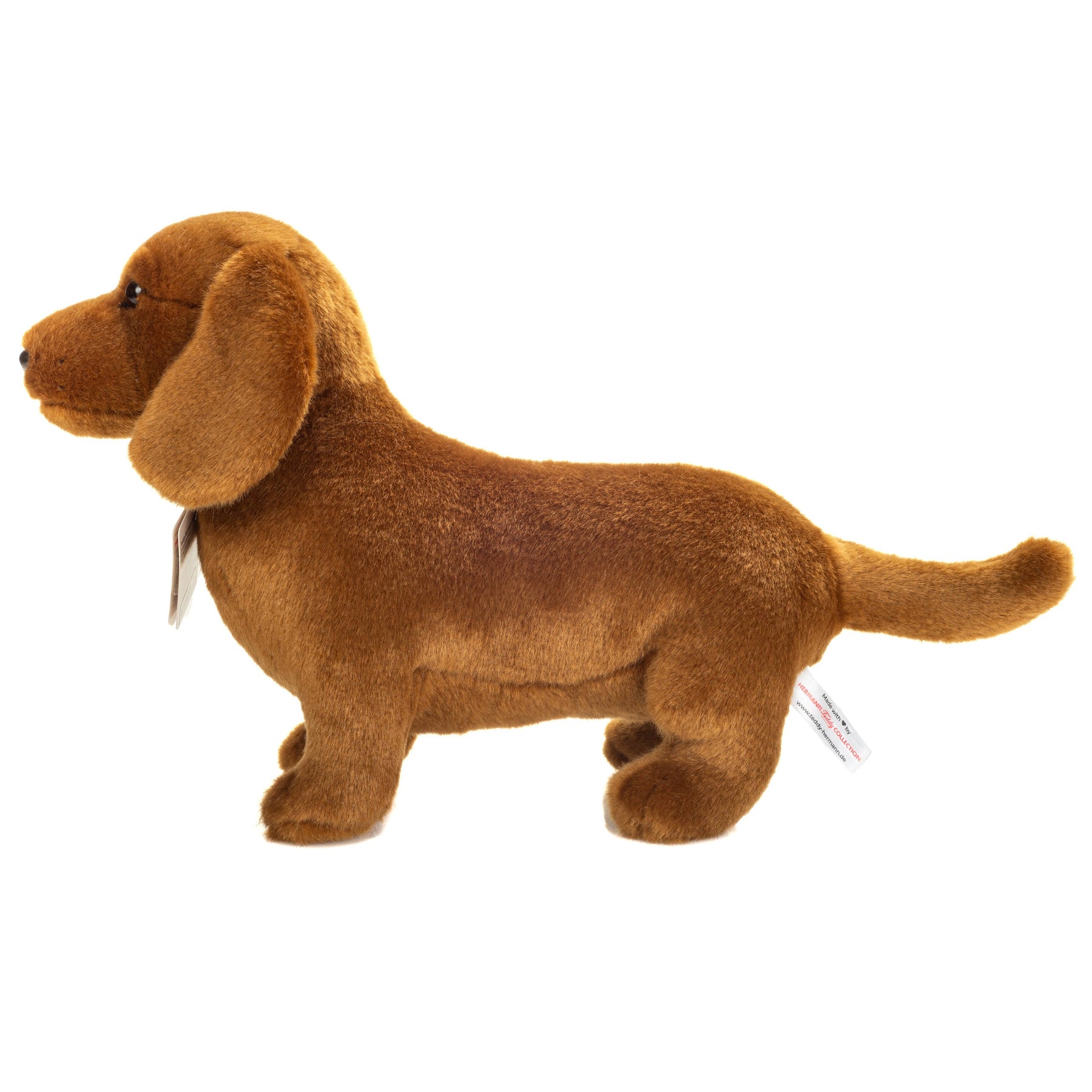 Teddy Hermann Seisova Ruskea Mäyräkoira Pehmolelu 32cm