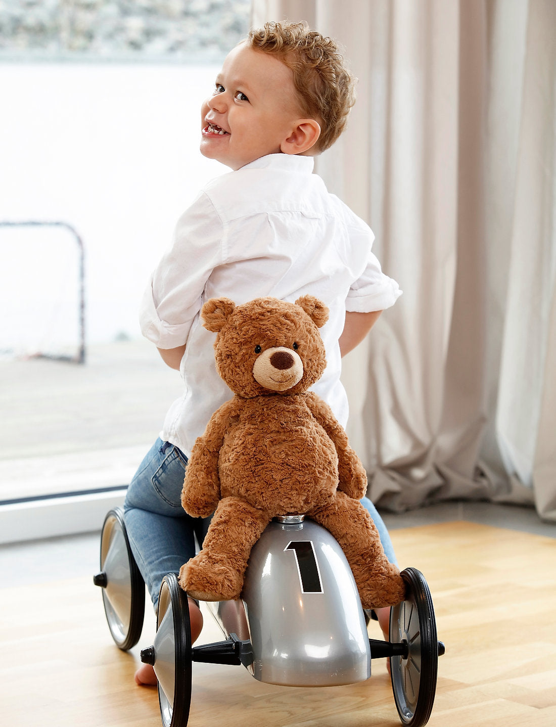 Teddykompaniet Nalle Pehmolelu Lahjapakkauksessa