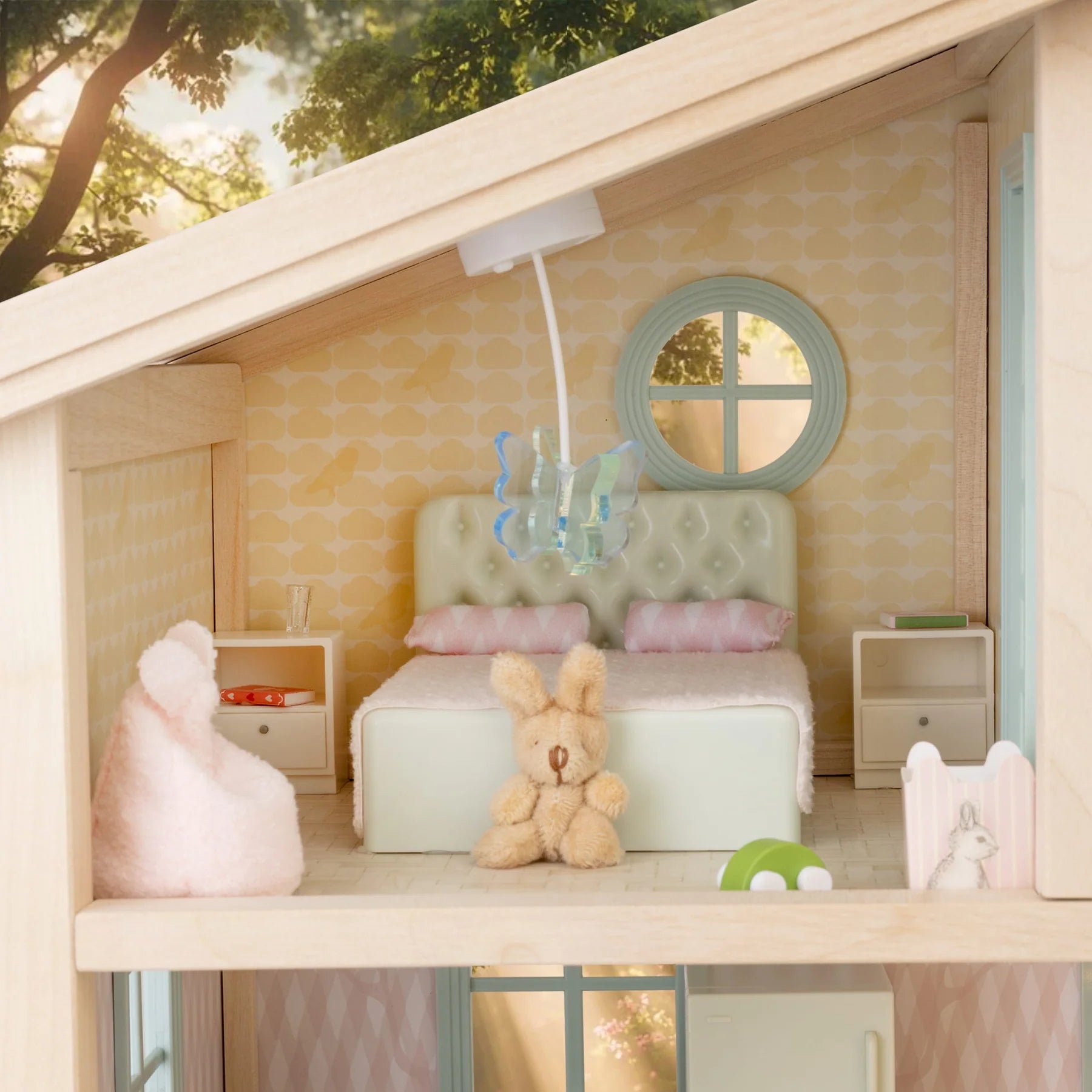 The Magical World of Lundby Nukkekodin Kalusteet BASIC Makuuhuone