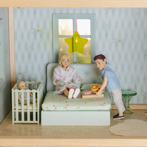 The Magical World of Lundby Nukkekodin Kalusteet Makuuhuone