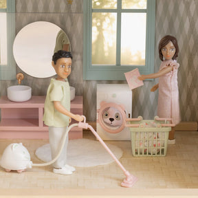 The Magical World of Lundby Nukkekodin Kalusteet Siivoustarvikkeet ja Pyykinpesukone