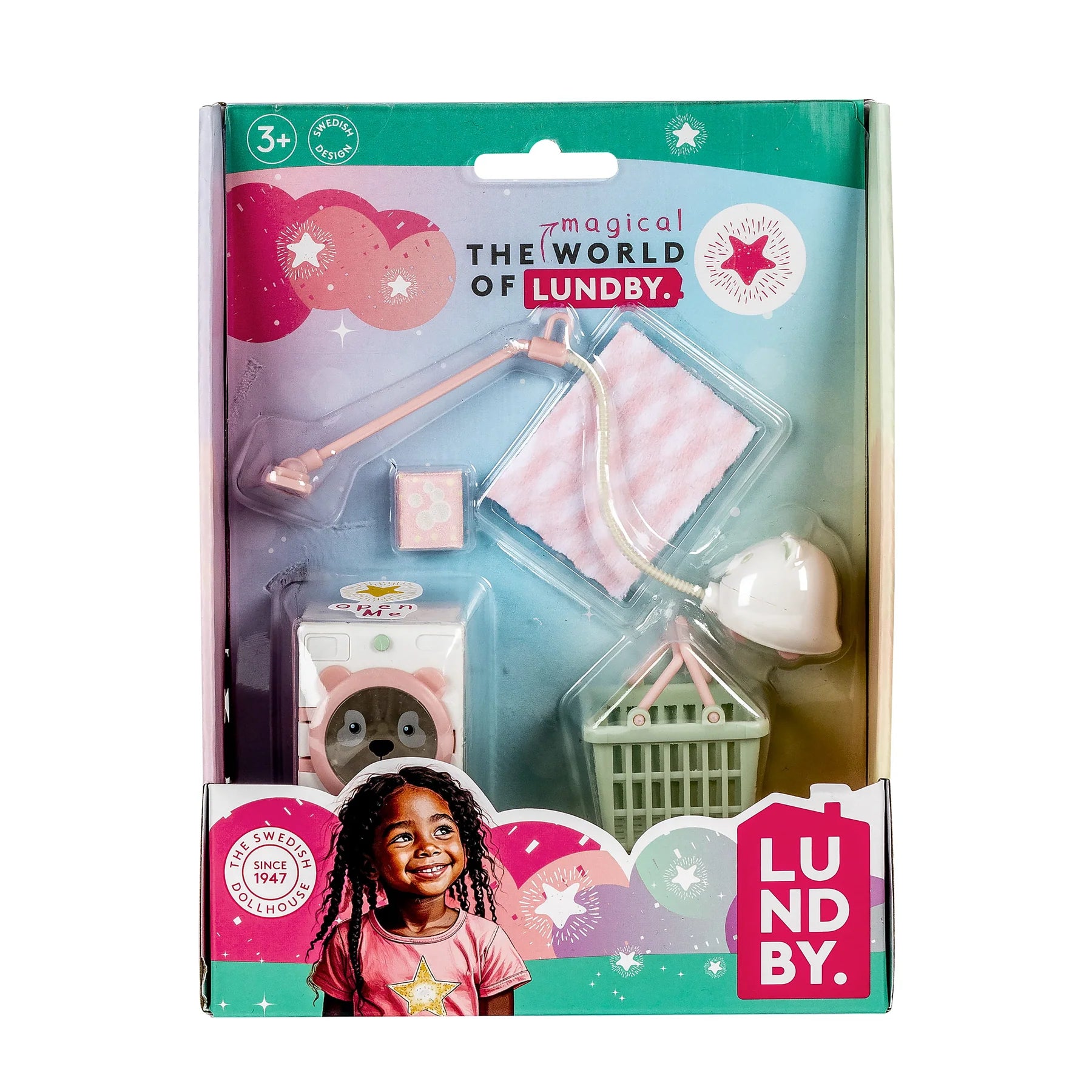 The Magical World of Lundby Nukkekodin Kalusteet Siivoustarvikkeet ja Pyykinpesukone