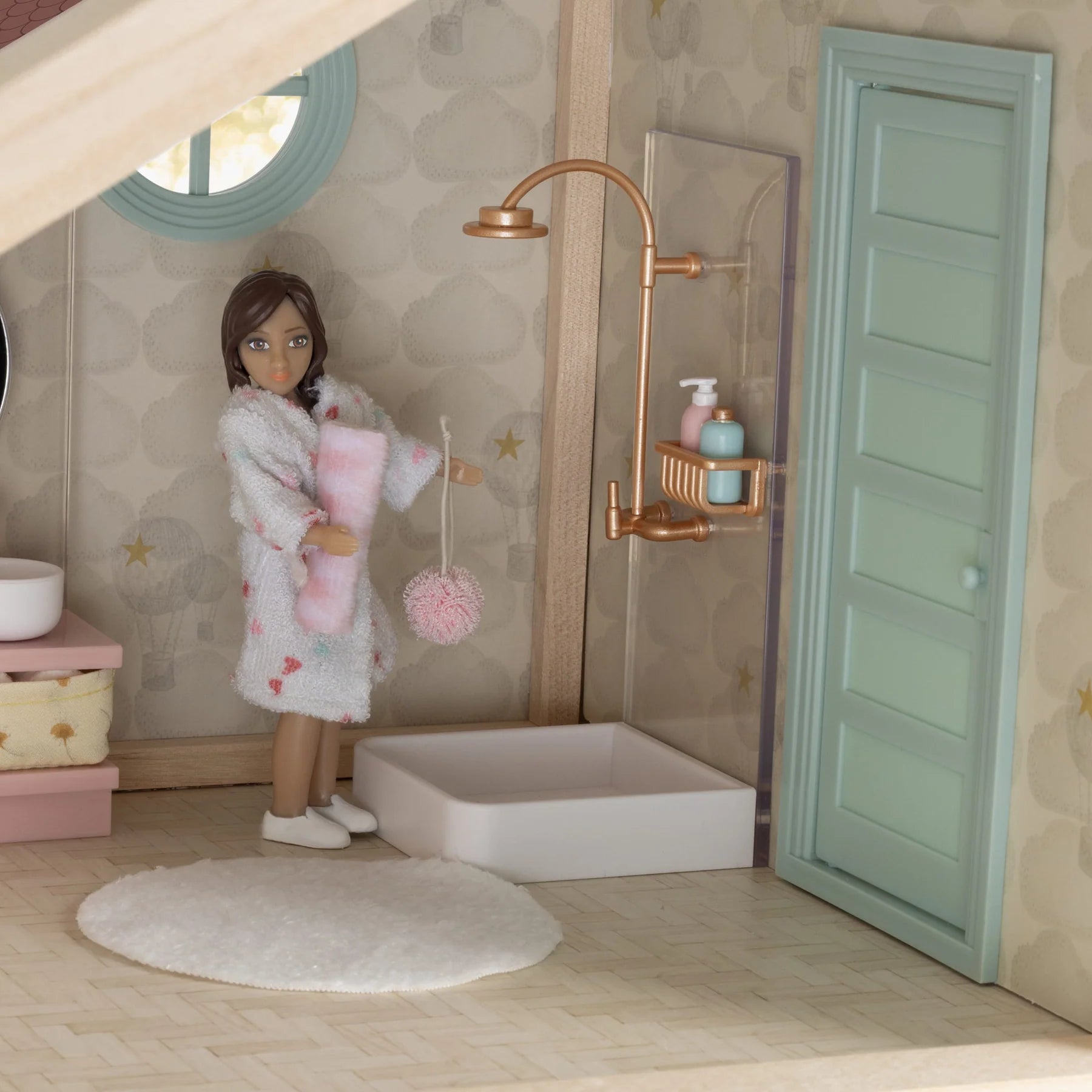 The Magical World of Lundby Nukkekodin Kalusteet Suihkusetti