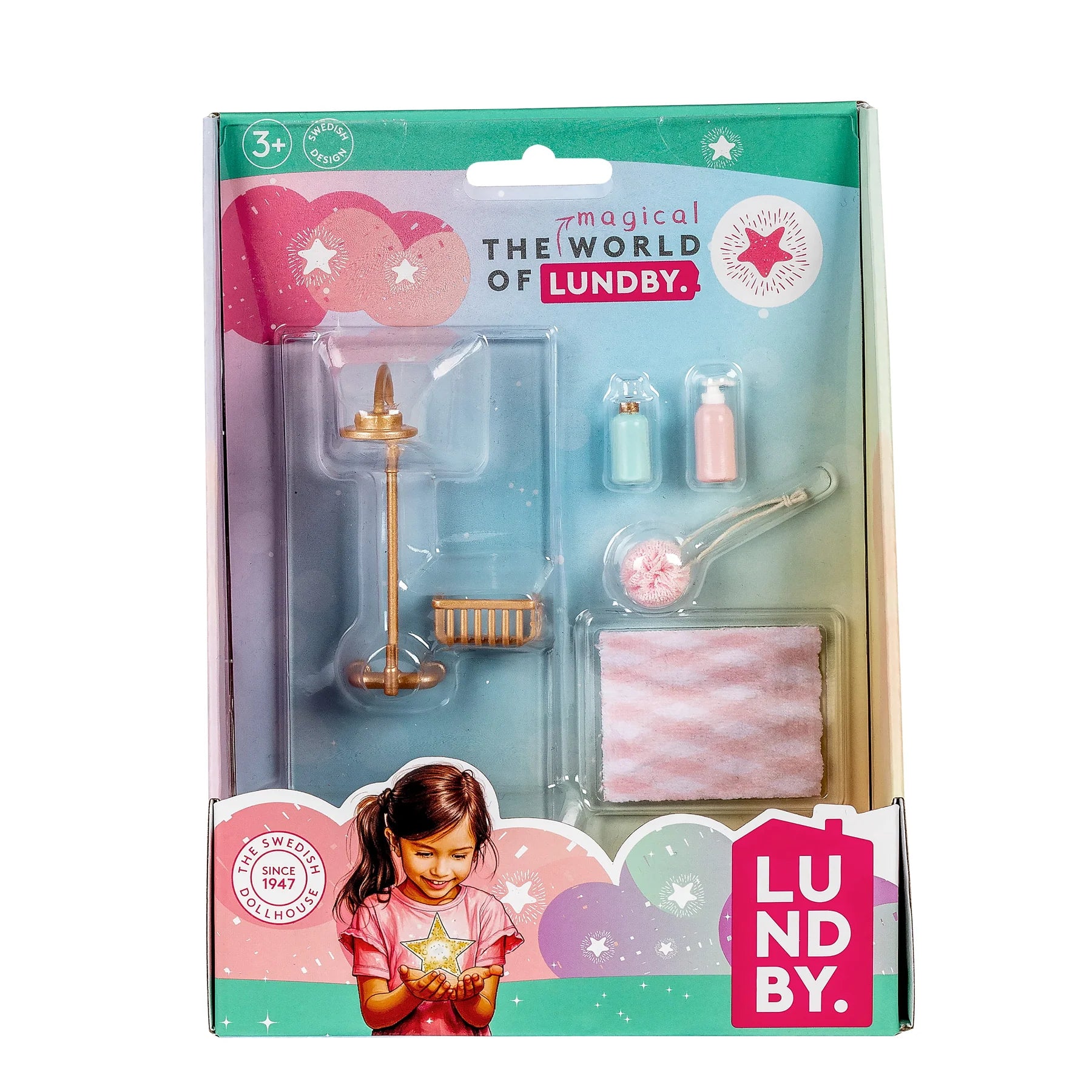 The Magical World of Lundby Nukkekodin Kalusteet Suihkusetti