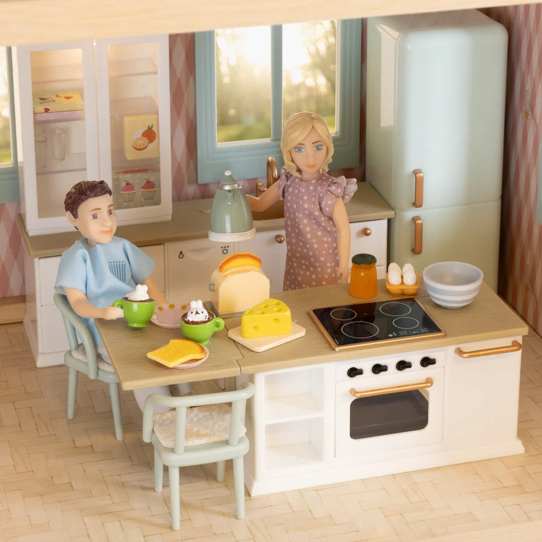 The Magical World of Lundby Nukkekodin Ruoka Leivät ja Tee