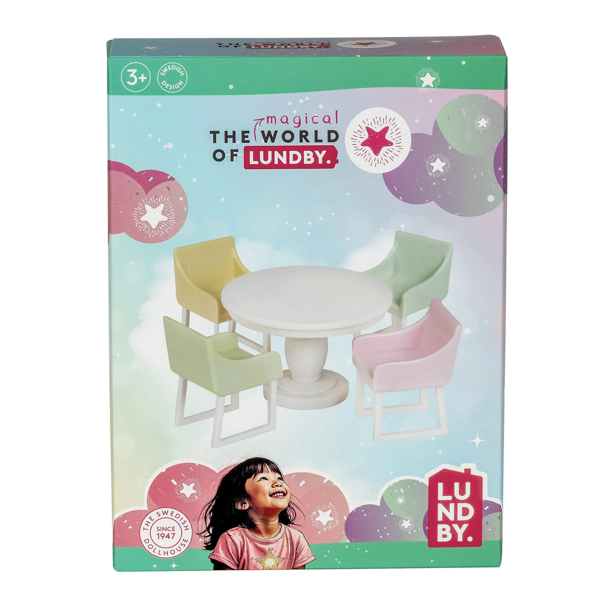 The Magical World of Lundby Ruokapöytä Ja Tuolit