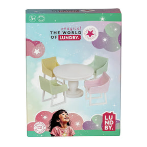 The Magical World of Lundby Ruokapöytä Ja Tuolit