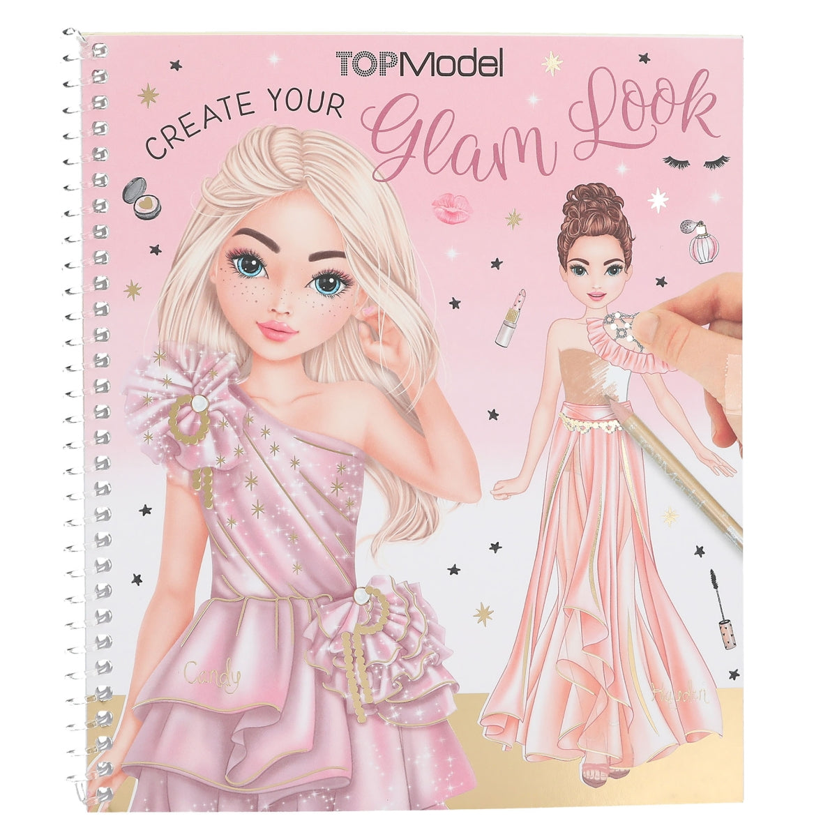 Top Model Dress Me Up Glam Look Tarra- ja Värityskirja