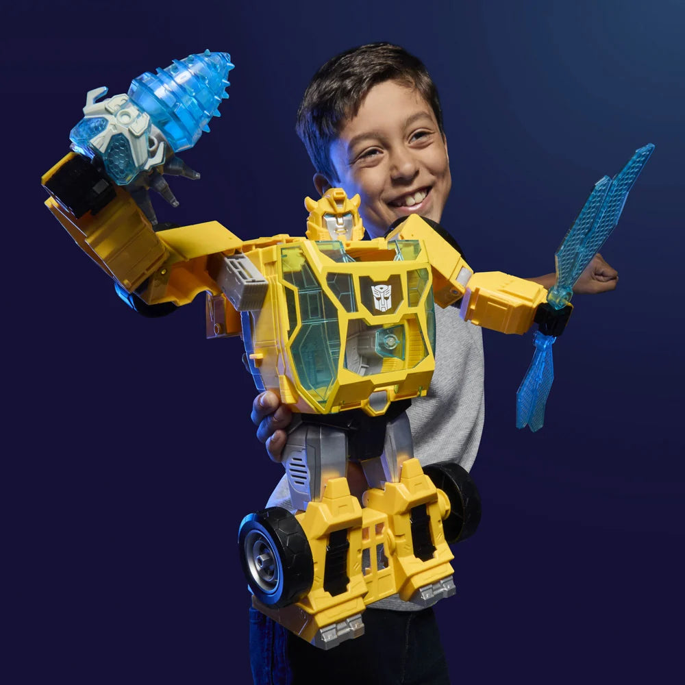 Transformers Cyberworld Bumblebee Hahmo Äänellä ja Valolla 28 cm