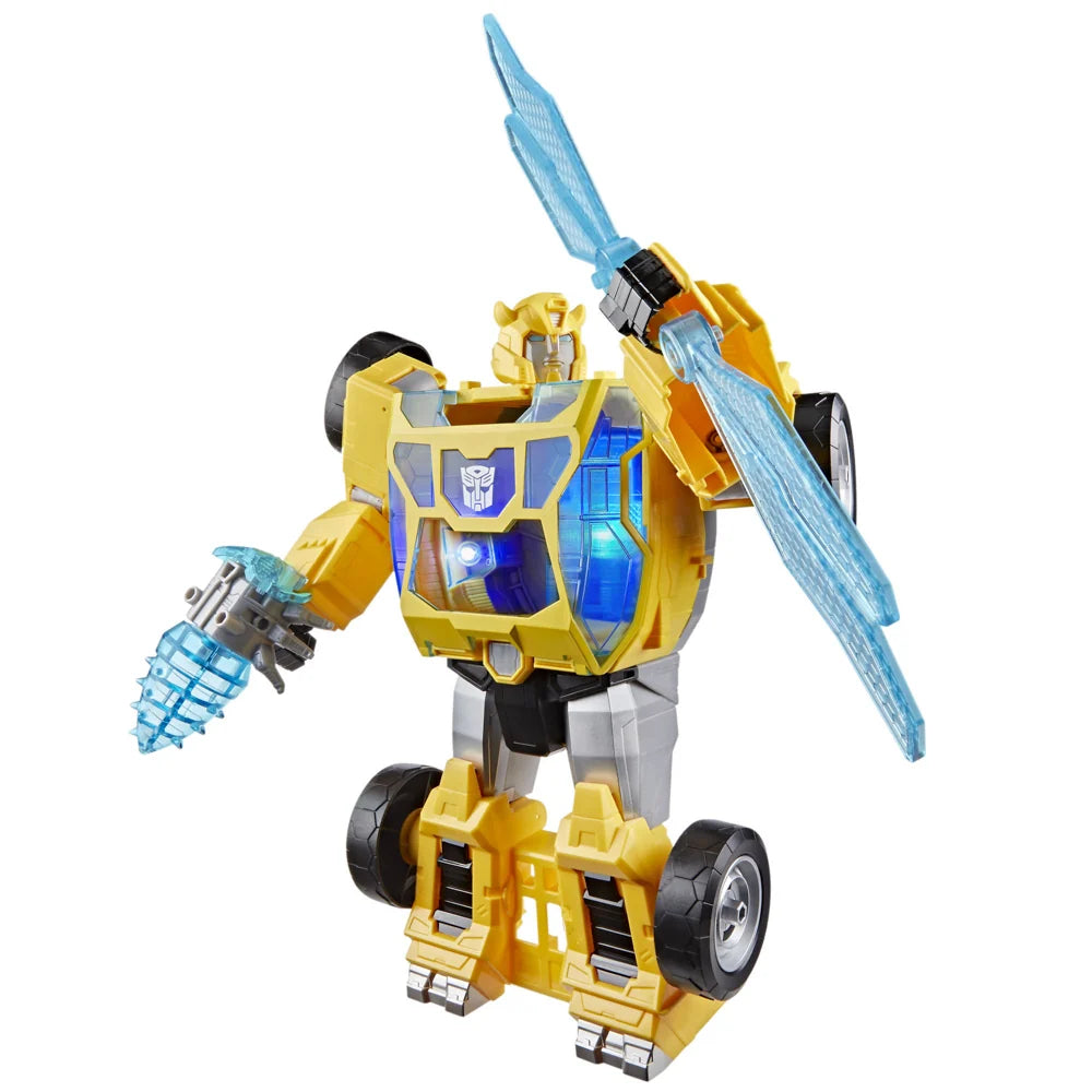 Transformers Cyberworld Bumblebee Hahmo Äänellä ja Valolla 28 cm