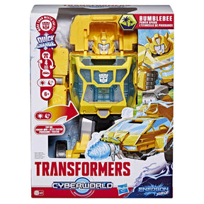 Transformers Cyberworld Bumblebee Hahmo Äänellä ja Valolla 28 cm
