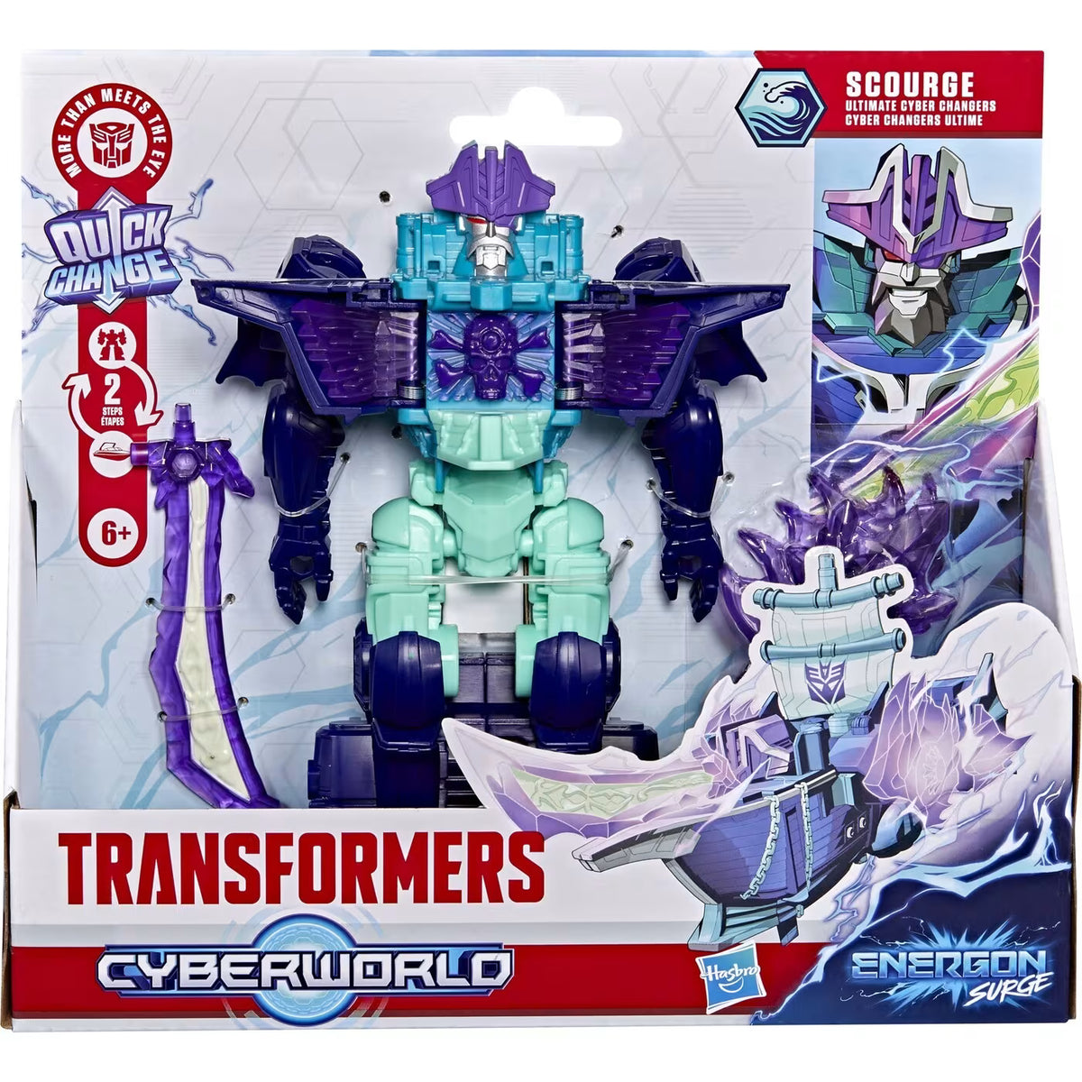 Transformers Cyberworld Scourge Muuntautuva Robotti