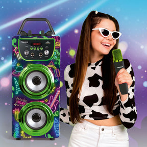 Trendix Karaokelaite Neon Bluetoothilla