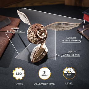 Ugears Rakennussarja Harry Potter Golden Snitch