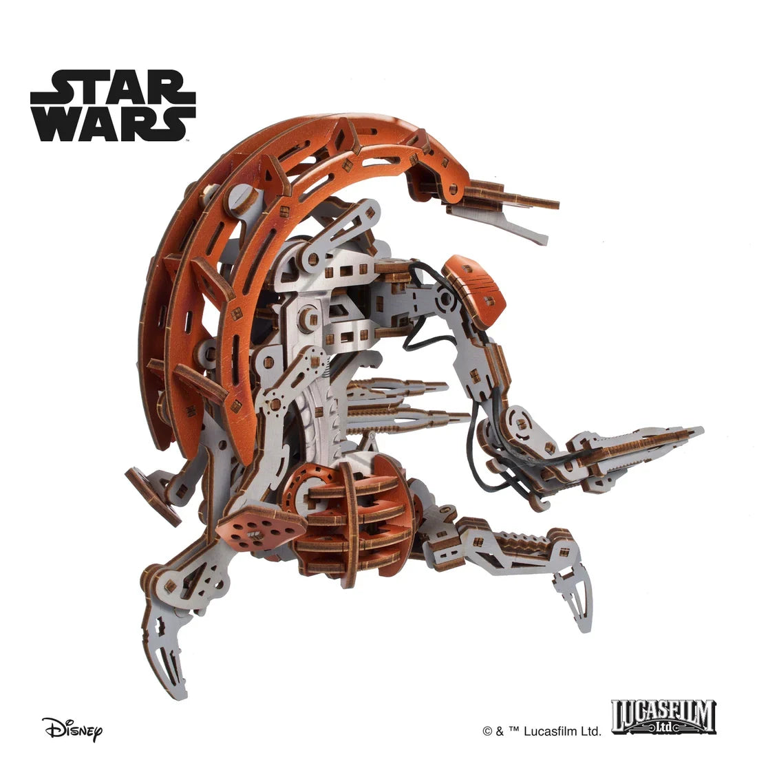 Ugears Star Wars Droideka™ Puinen Rakennussarja