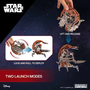 Ugears Star Wars Droideka™ Puinen Rakennussarja