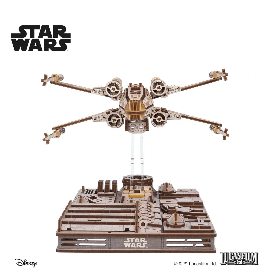 Ugears Star Wars Luke Skywalker`s X-Wing Starfighter™ Puinen Rakennussarja