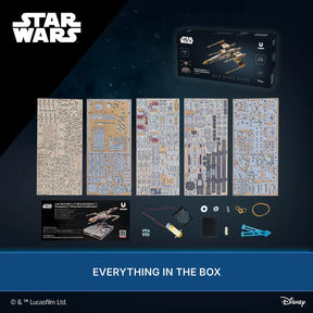 Ugears Star Wars Luke Skywalker`s X-Wing Starfighter™ Puinen Rakennussarja