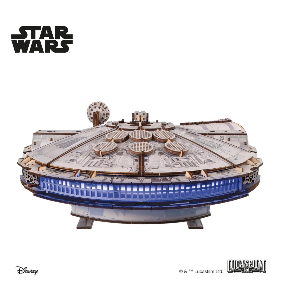 Ugears Star Wars Millennium Falcon™ Puinen Rakennussarja 