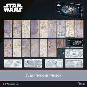 Ugears Star Wars Millennium Falcon™ Puinen Rakennussarja 