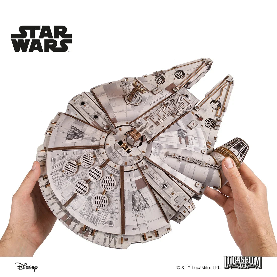 Ugears Star Wars Millennium Falcon™ Puinen Rakennussarja 