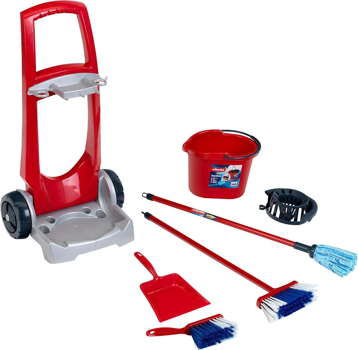 Vileda Siivousvälineet Kärryssä