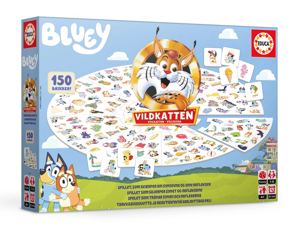 Villikissa/Vildkatten Bluey Peli