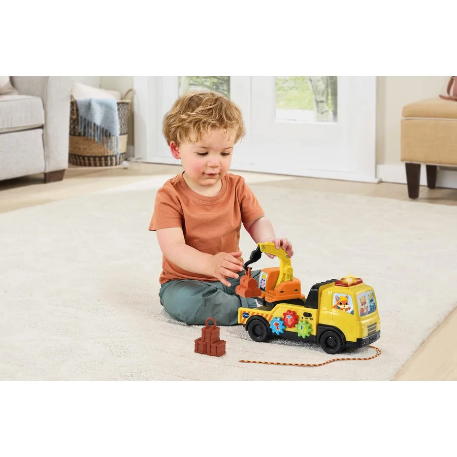 Vtech Kaksikielinen Kuorma-auto Äänillä ja Valolla